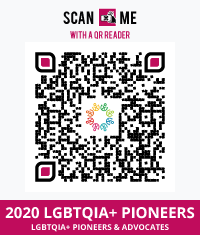 2020 LGBTQIA+ Pioneers QR Code
