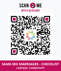 Worldwide Same-Sex Unions & Marriages - Checklist QR Code
