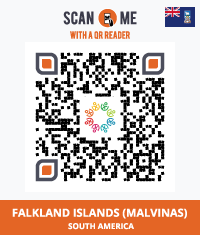  - Falkland Islands (Las Malvinas) QR Code