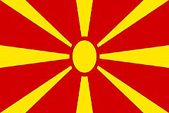 North Macedonia Flag