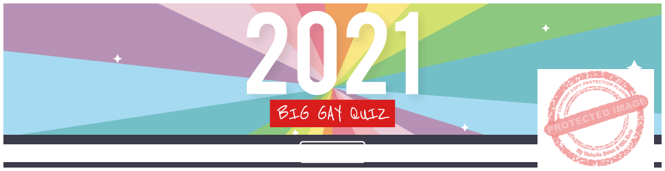 Gayther Banner - 2021 Big Gay Quiz (Landscape)