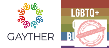Gayther Badges - LGBTQ+ Business Badge (Colour)