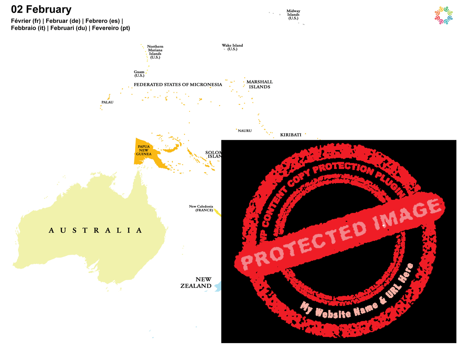 Gayther Heatmap - February (Oceania)