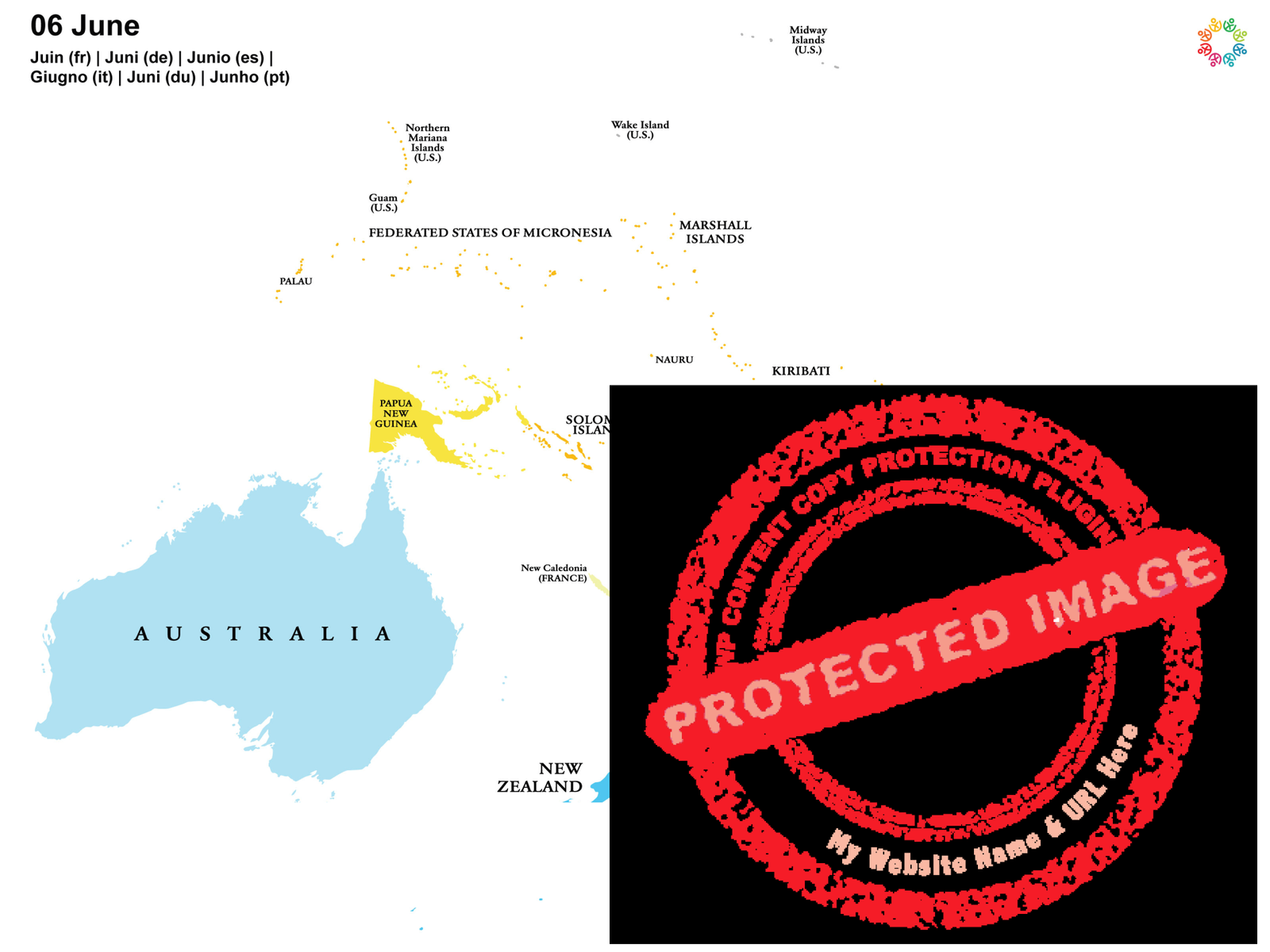 Gayther Heatmap - June (Oceania)