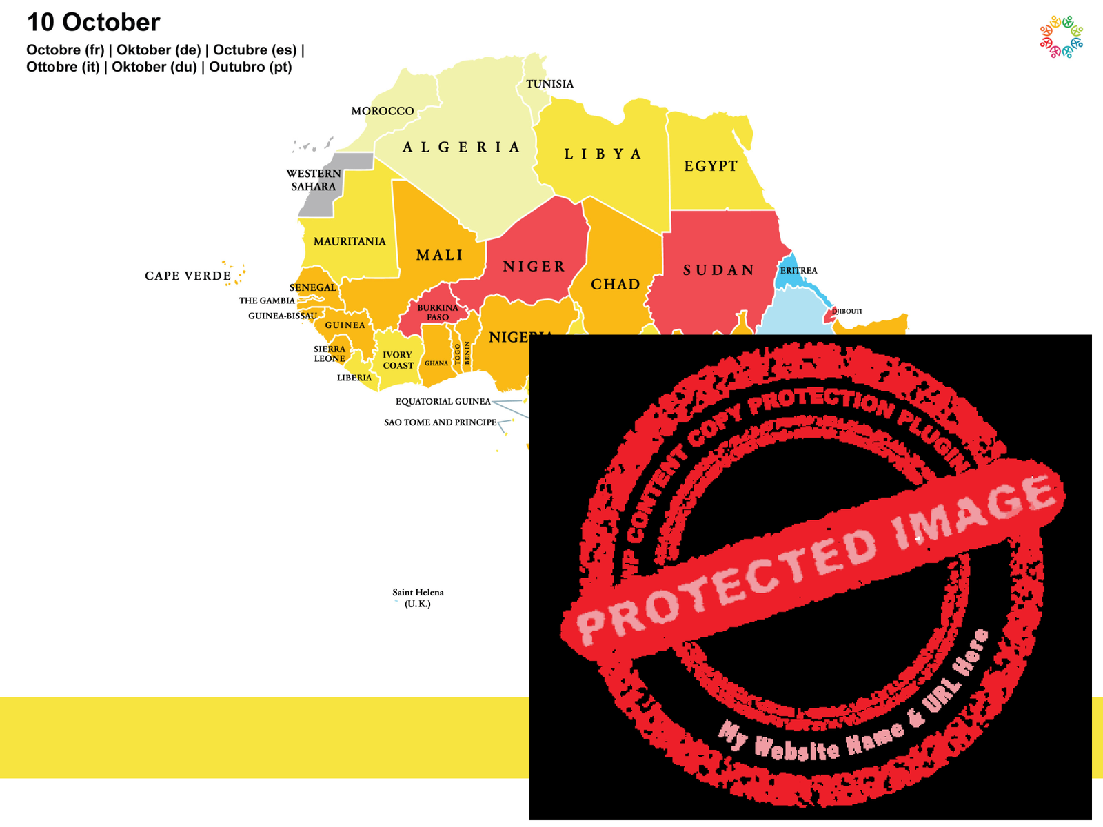 Gayther Heatmap - October (Africa)