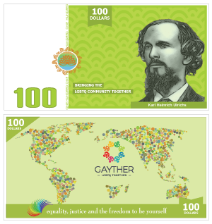 Gayther 2019 One Hundred Dollar Bill - Karl Heinrich Ulrichs