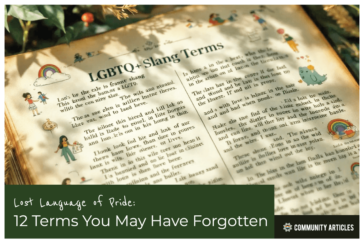 Gayther Articles - Lost Language of Pride: 12 Terms You May Have Forgotten (Large)