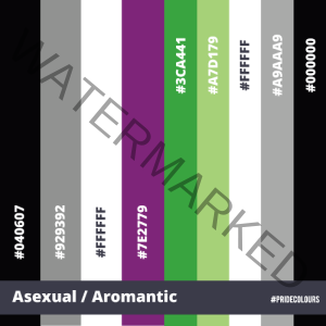 Pride In Series - Asexual Colours