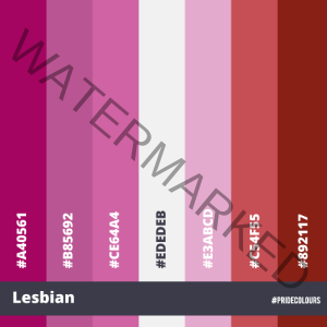 Pride In Series - Lesbian Colours